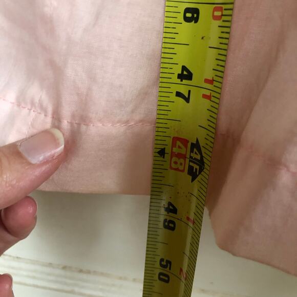 Vintage 1950s Pink Lace Peter Pan Collar Dress Handmade XS/S Praire Cottagecore - Picture 11 of 13